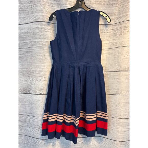 Jason Wu For Target Navy Dress With Red & White Stripes Size 4 - Picture 3 of 4